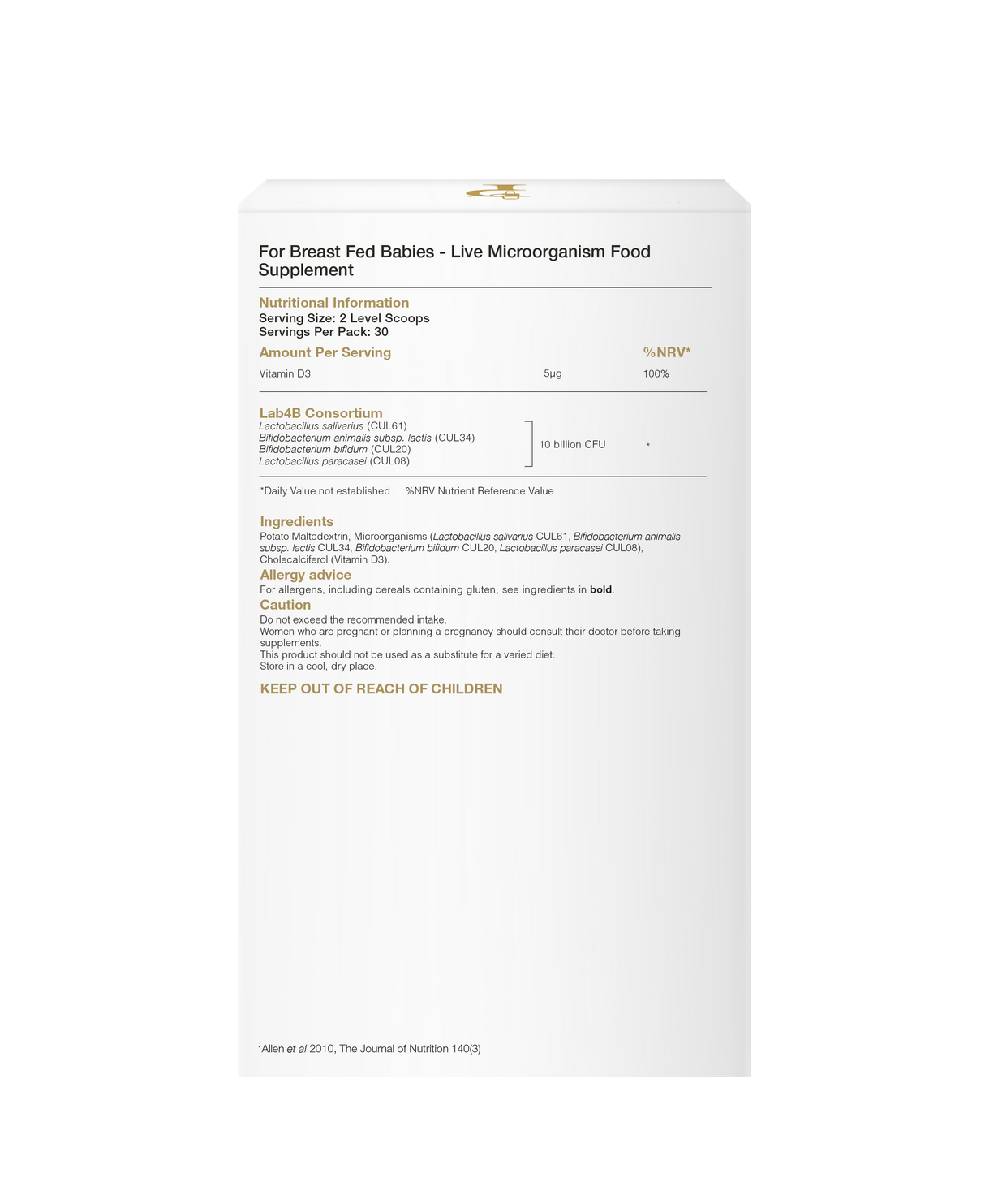 For Breast Fed Babies